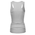 thumbnail image 4 of Made by Olivia Women's Casual Basic Sleeveless Racerback Tank Top, 4 of 5