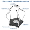 thumbnail image 2 of SUTENGDA Helping Hands Soldering Station with Magnifying Glass Nonslip Solder Helping Hands Practical Helping Hands Soldering Arms for Electronic Repair Soldering Jewelry Crafts, 2 of 10