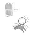 thumbnail image 2 of unbranded 17Ud Llave Para De Toallas Papel Compacto Para Uso En Hogar Oficina Y Viajes Color Surtido, 2 of 8
