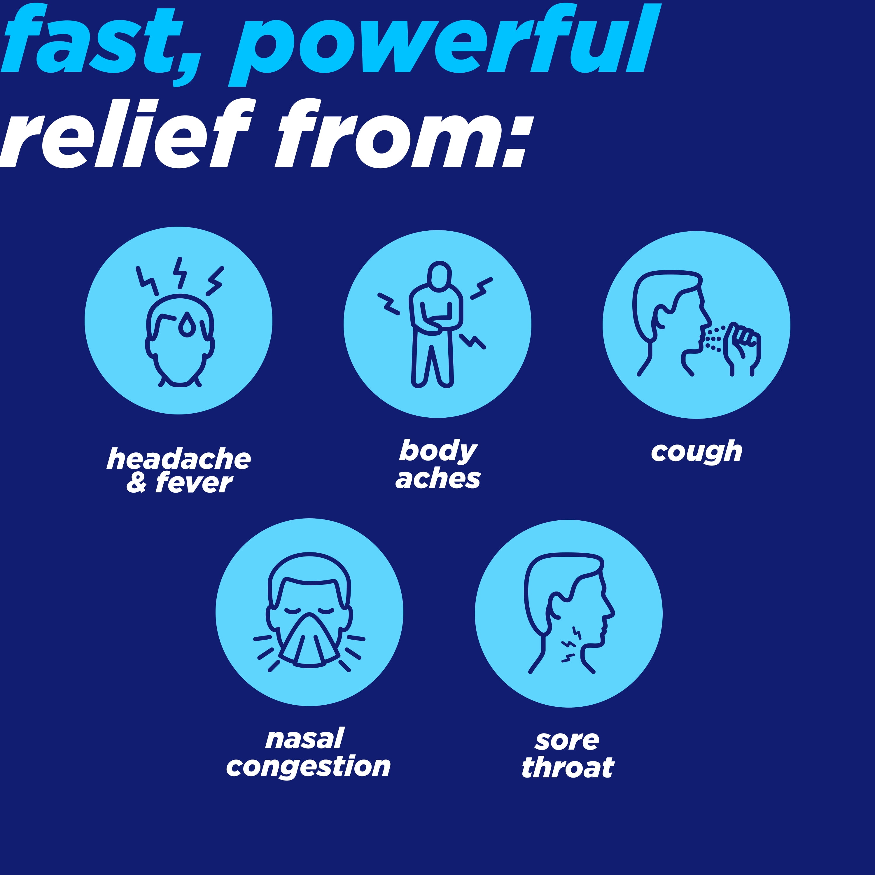 (3 pack) Alka-Seltzer Plus Powerfast Fizz Severe Cold Medicine, Original Effervescent Tablets, 36 Count