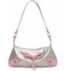 thumbnail image 1 of Small Shoulder Bag Y2k Purse For Women Coquette Bow Tie Clutch Bags Pu Leather Hobo Handbag Chic Y2k Underarm Bag, 1 of 4