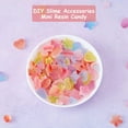 thumbnail image 7 of 144pcs Candy Slime Charms 24 Styles Kawaii Nail Charms Star Cabochon Resin Heart Flatback Tiles Sweet Candy Decorations, 7 of 7