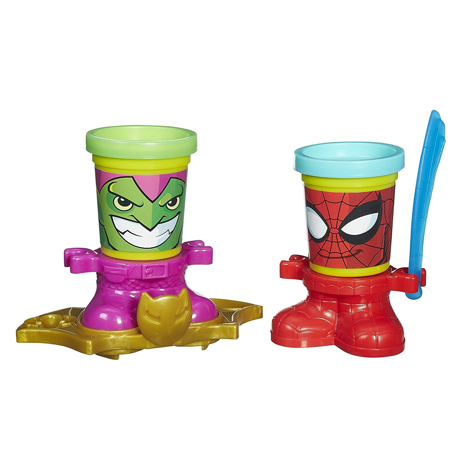 spiderman play doh set