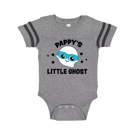 

Inktastic Cute Pappy s Little Ghost with Stars Gift Baby Boy or Baby Girl Bodysuit