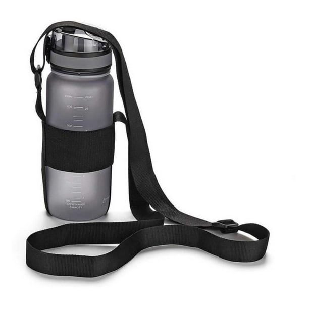 Fiudx Correa para Botella de Agua para Exteriores, Longitud Ajustable, Ajuste Universal para Botellas de 250 Ml a 1500 Ml, Poliéster Duradero, Ideal para Senderismo, Ciclismo y Viajes, Tamaño de 52 a