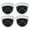 White, variant on MEGICOT 2 Pcs / 4 Pcs Dummy Security Camera, Fake Dome Camera with Flashing Red LED Light Indoor and Outdoor Use, for Homes & Business