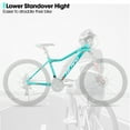 thumbnail image 5 of Hiland Mountain Bike for Woman, Shimano 21 Speed 26 inch Wheels Mountain Bicycle, Mint Green, 5 of 7