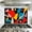 Color 1, variant on Kitchen Backsplash Peel and Stick Wall Murals Sunflower Stained Glass Decoration Vibrant Window Art Removable Mural 35.4"W x 23.6"H, Oil Proof Vinyl Wallpaper for Fireplace & Behind Stove