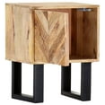 thumbnail image 2 of vidaXL Bedside Cabinet 15.7"x11.8"x19.7" Solid Mango Wood, 2 of 10