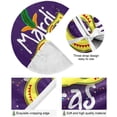 thumbnail image 2 of SKYSONIC Mardi Gras Tree Skirt Home Decoration Large Round Venetian Christmas Tree Skirt for Holiday Party Home Christmas Day Ornaments 48", 2 of 6