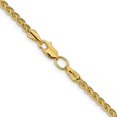 thumbnail image 5 of Auriga Fine Jewelry 14K Yellow Gold 2.75mm Wheat Chain Necklace 16inch for Women, 5 of 6