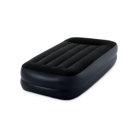 Intex Dura-Beam Pillow Rest Air Mattress Bed w/ Internal Pump,