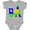 AC-Heather Grey, variant on Cute Colorful Train Boys or Girls Baby Bodysuit