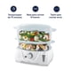 thumbnail image 3 of Vaporera de Alimentos Oster con 2 Bandejas Plegables y Temporizador 800 W Mod. CKSTST7711013 Blanco, 3 of 5