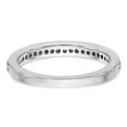 thumbnail image 5 of Solid 14k White Gold Lab Grown Diamond Wedding Band Ring Size 7.5 (.25 cttw.), 5 of 8