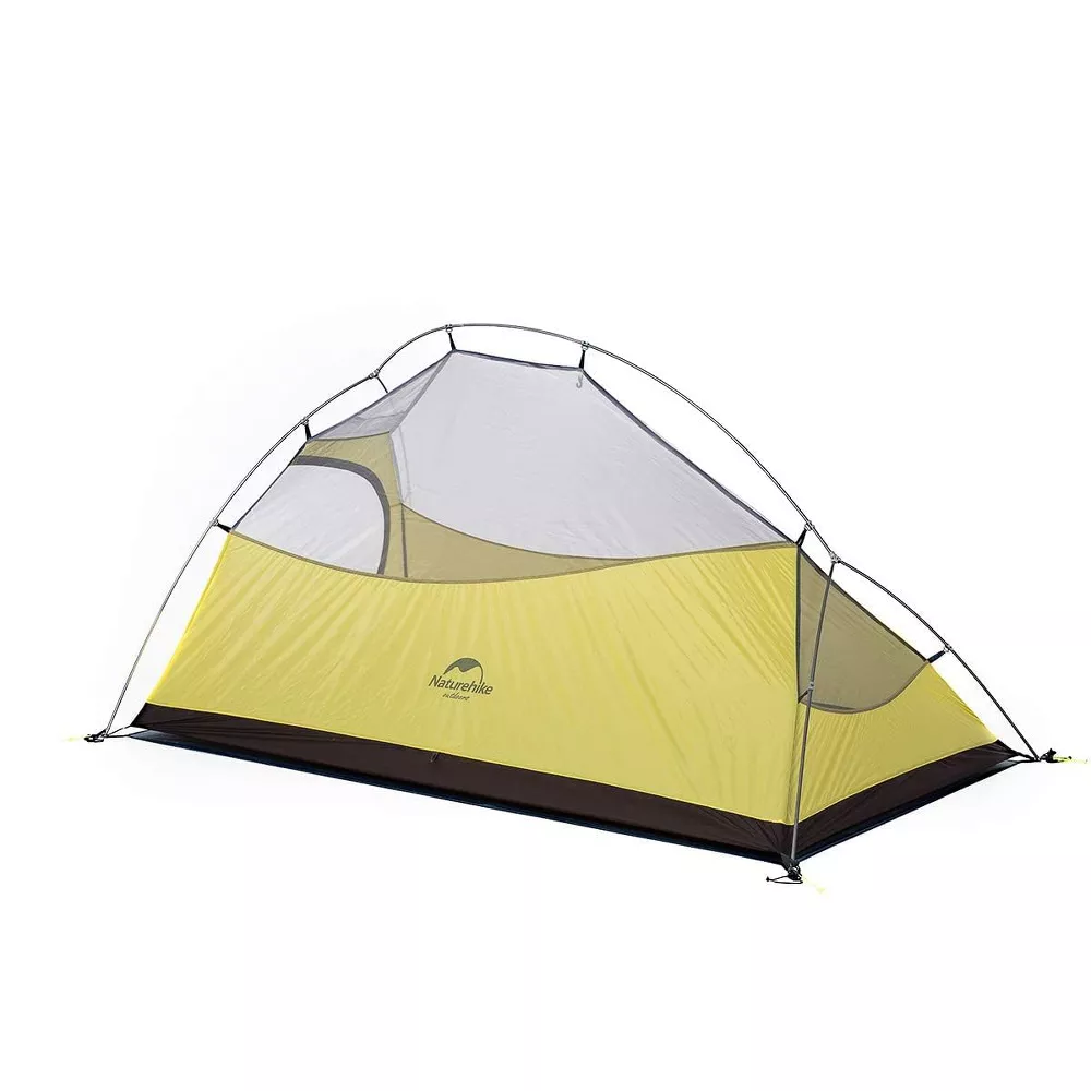 Naturehike Cloud Up Free Standing 2 Person Backpacking Tent Ultralight Nylon Double Layer Camping Tents for Two Person,green