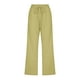 thumbnail image 5 of Pantalones de cintura alta y pierna ancha con cordón para mujer - Pantalones rectos elásticos de poliéster con bolsillos, 5 of 5