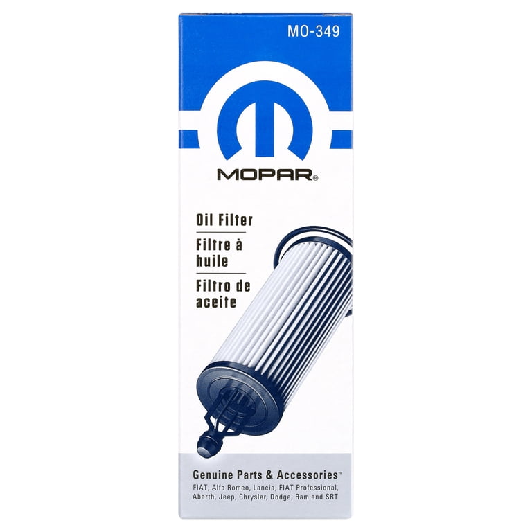 6 pack) Chrysler Mopar MO-349 Oil Filter Fits select: 2017 JEEP