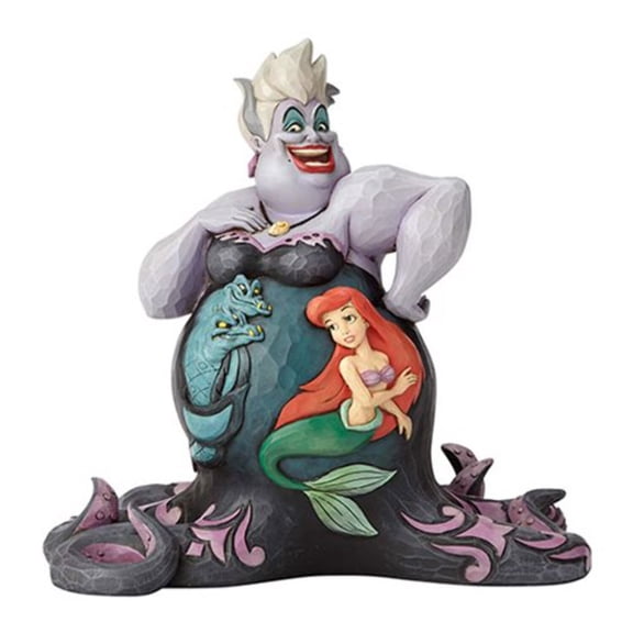 Enesco Disney Traditions by Jim Shore Little Mermaid Ursula Undersea Scene Figurine 8.2" Multicolor