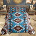thumbnail image 2 of Manfei Hippie Geometric Aztec Bedding Comforter Set, Tribal Western Bohemian Twin Comforter Sets, Mandala Theme Reversible Bedding Set, Lightweight Room Decor, 2pcs, 2 of 8