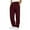 Wine, variant on Diufon Men's Wide Leg Sweatpants Casual Elastic Waist Drawstring Baggy Outdoor Joggers Pants with Pockets
