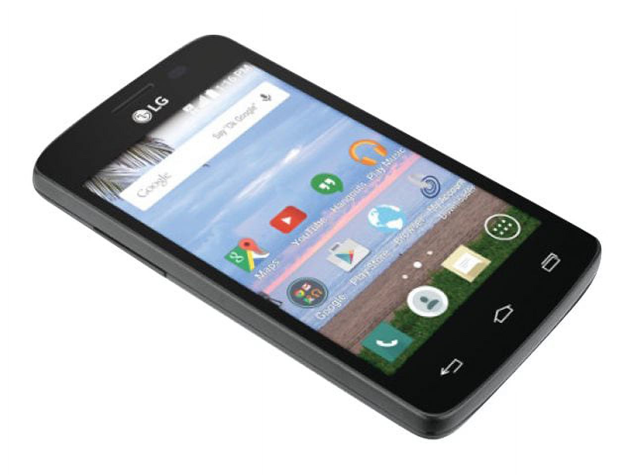 LG L16C - 3G smartphone / Internal Memory 4 GB - microSD slot - LCD display - 3.8" - 320 x 480 pixels - rear camera 3 MP - TracFone - image 4 of 8