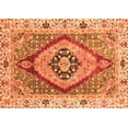thumbnail image 1 of Ahgly Company Indoor Rectangle Abstract Orange Modern Area Rugs, 3' x 5', 1 of 4