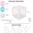 thumbnail image 2 of Baby Shower Decorations for Girl Or Boy, Baby Shower Boxes, Baby Blocks Decorations Baby Shower, Baby Shower Balloon Clear Boxes with Letters for Baby Shower, Gender Reveal Party Supplies, 2 of 7