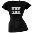 thumbnail image 1 of Sunday Funday Black Soft Juniors T-Shirt, 1 of 1