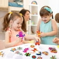 thumbnail image 3 of DIY Craft Beads Multicolor Small Pieces Colored Cards 20 Pieces Colored Cards MM Fuse Beads Peg Board Transparent Animal Shape Plastic Peg Board Craft Tray, 3 of 5