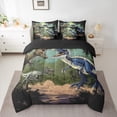thumbnail image 2 of Manfei Cute Dinosaur 7-Piece Twin Bedding Sets for Teens Kids Children,Kawaii Animal Dino Bedding Comforter Set,Cartoon Wildlife Breathable Sheet Sets,Breathable Home Decor,Reversible, 2 of 8