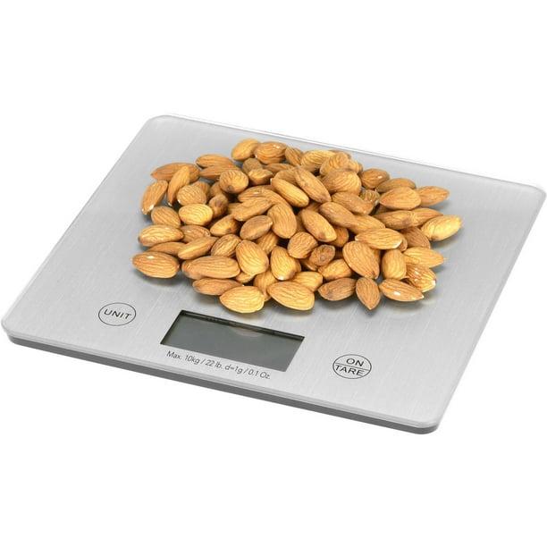 Kalorik Silver XL Digital Kitchen Scale with LCD Screen