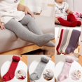 thumbnail image 3 of Collants Chauds en Coton Doux pour Bébés Filles Bas Pantalons Collants, 3 of 5