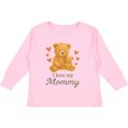 thumbnail image 3 of Inktastic I Love My Mommy Teddy Bears Boys or Girls Long Sleeve Toddler T-Shirt, 3 of 5