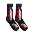 thumbnail image 4 of Athletic Socks Puerto-Rico-Flag Vintage Sport Running Calf Socks Crew Socks for Men Women, 4 of 6