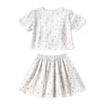 thumbnail image 3 of MEICHEN Pajamas Set for Women Women Pajamas Cute Sleepwear Buttons Short Sleeve Tops Shorts Sets Women's Sleepwear, 3 of 3