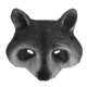 thumbnail image 1 of Máscara de mapache de Halloween, máscara facial realista de animal, accesorios para disfraces de carnaval, fiestas de Halloween, cosplay y mascaradas., 1 of 6