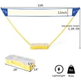 thumbnail image 2 of Topbuy Portable Badminton Set,(116.5" x 13.5" x 61"), Yellow and Blue, 8lbs, 2 of 9