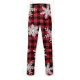 thumbnail image 4 of Hwmodou Male Hiking Pants Autumn Winter Christmas Home Fully Printed Cordless Pocket Pant Sports Workout Novetly Holiday Trousers L, 4 of 4