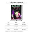 thumbnail image 4 of Invader Zim Thick Blanket Cozy Soft Fuzzy Anti-pilling Flannel Throw Blanket Warm Sofa Bed Blanket 80"x60" For Adult Teen Kids, 4 of 8