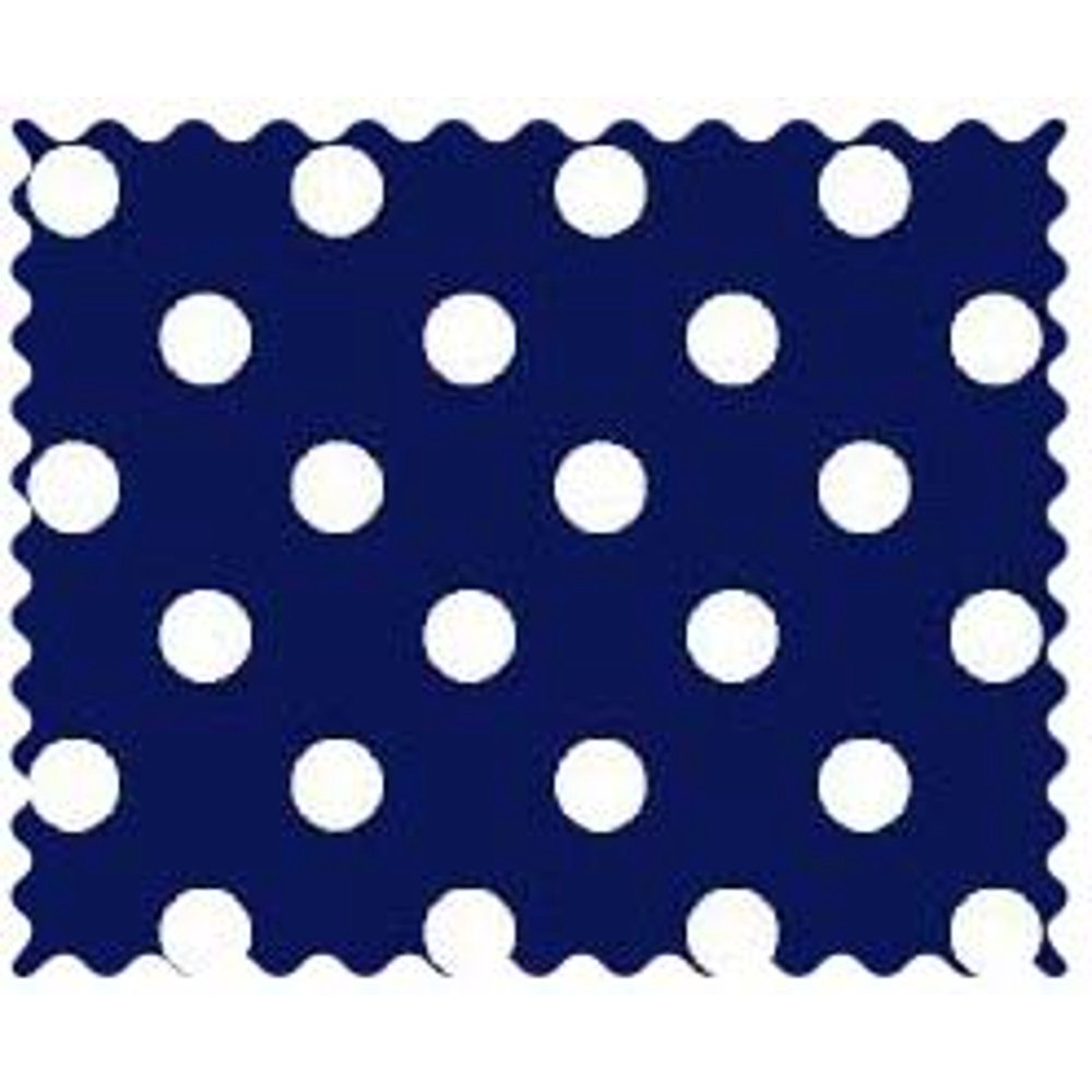 SheetWorld 100 Cotton Percale Fabric By The Yard, Primary Polka Dots