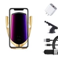 thumbnail image 3 of axGear Wireless Car Charger Holder Mount Luxury Auto-Clamping Qi Fast Charging Sensor, 3 of 6