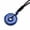 Lapis Lazuli, variant on Lucky Coin Round Ring Donut Pendant Crystal Necklace Ping An Buckle Amulet Gifts