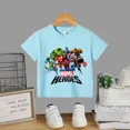 thumbnail image 3 of Camiseta de superhéroe de Marvel para adolescentes, camiseta de algodón informal con estampado de dibujos animados para niños y niñas, camiseta para bebés, ropa cómoda para niños, 3 of 5