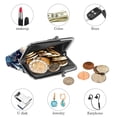 thumbnail image 4 of Starry Shark Stylish Microfiber Coin Purse with Zinc Alloy Jaws, 4.3x4.7 in/11x12 cm Size, 4 of 7