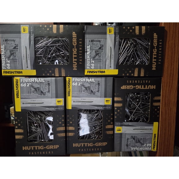 Huttig-Grip 6D 2" Smooth Framing/Construction Nails 5-lb Box . 5 Packs