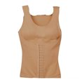 thumbnail image 1 of Jumpingount Ropa moldeadora para mujer, ropa interior térmica para mujer de clima frío, sin mangas, Color sólido, chaleco cálido, entrenador, ropa Camisetas sin mangas Café Jumpingount AP013432-04, 1 of 6