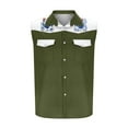 thumbnail image 5 of Taqqpue Tank Tops for Mens Casual Button Down Sleeveless Shirts Vests Summer Loose Fit Beach Vacation T Shirts with Pockets, 5 of 5