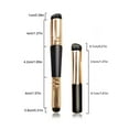 thumbnail image 2 of STAOEDU Dual Ended Jelly Makeup Blender Tool, Silicone Makeup Applicator for Blush, Bronzer, Concealer, Contour, Eyes, and Lips, 2 of 7