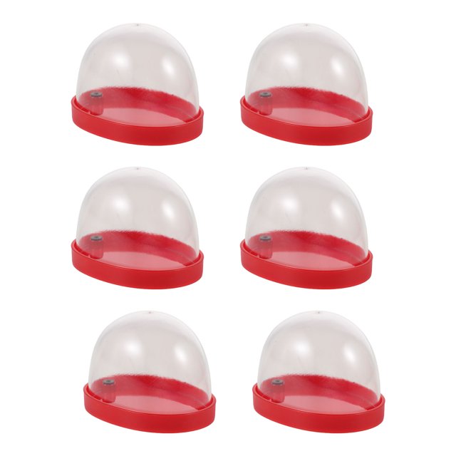 unbranded 6Ud Cloche Transparente De Plástico Cubierta Para Proyectos DIY Y
